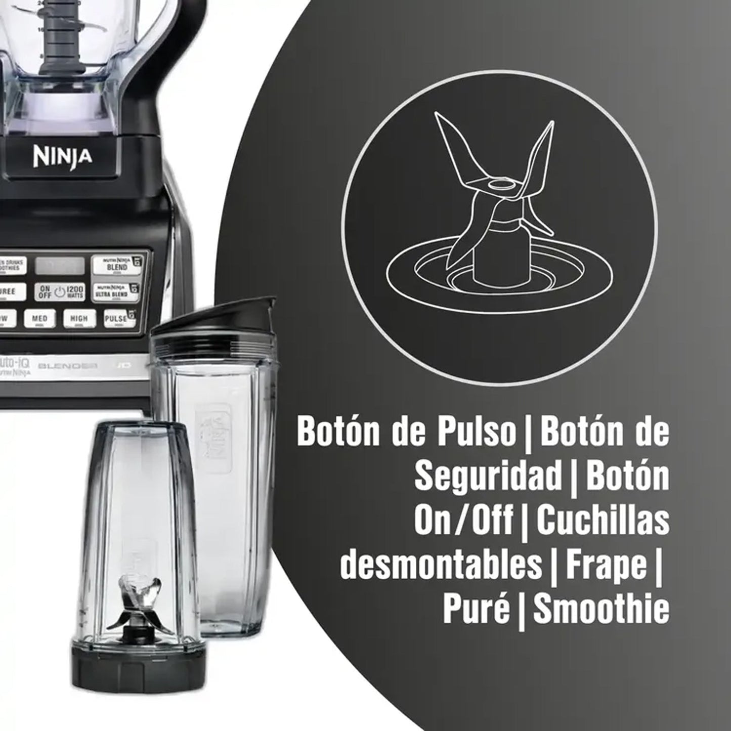 Licuadora Profesional Ninja BL641 Auto-IQ