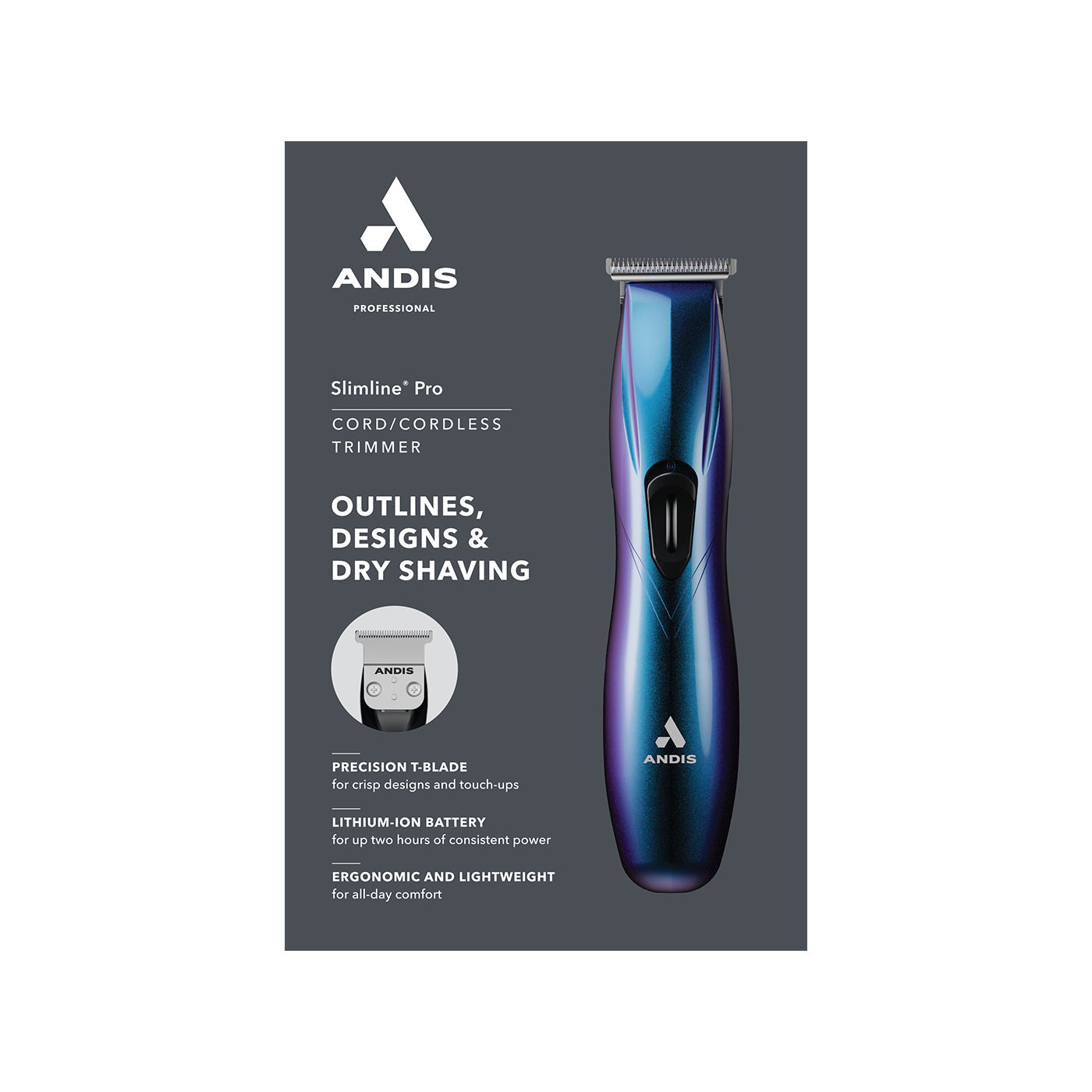 Patillera Inalambrica Profesional Andis Slimline Pro Li Galaxy