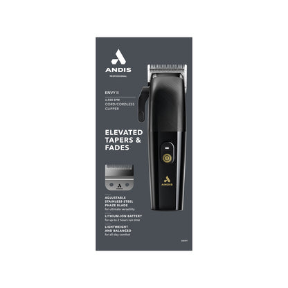 Maquina Inalambrica Profesional Andis Envy ll Negra