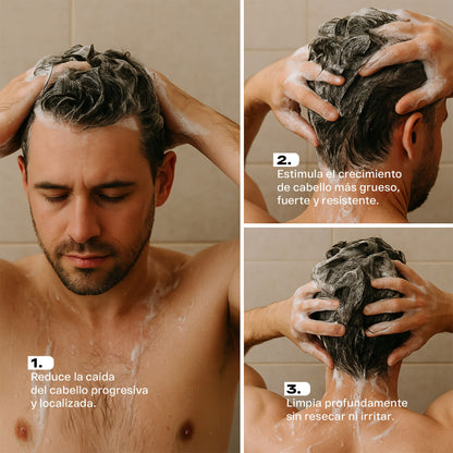 Shampoo Anticaída Masculino CMS Cosmos Bioxin 5 PAGA 2 LLEVA 3