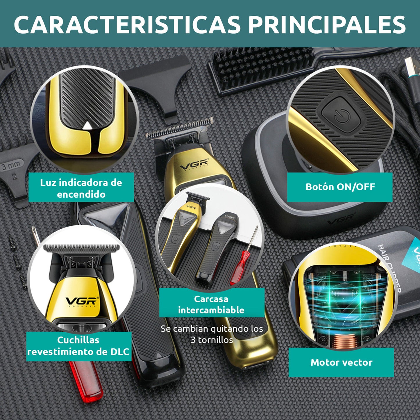 Patillera De Corte Inalámbrica VGR V994